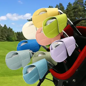 10x шапки за стикове за голф Защитен калъф от изкуствена кожа за стикове за голф, шапки за подгъви игрища, съоръжения за тренировки по голф