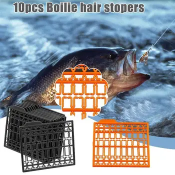 10шт Риболовни Принадлежности Hair Rig Boilie Баит Пробийте Stops Инструменти 5 Аксесоари Цвят Риболовни Принадлежности за Риболов V Stopper Boilie X3C8