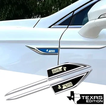 2 елемента автоаксесоари за страничните врати, ножове, автомобилни стикери, аксесоари за автомобили за Ford Texas Edition