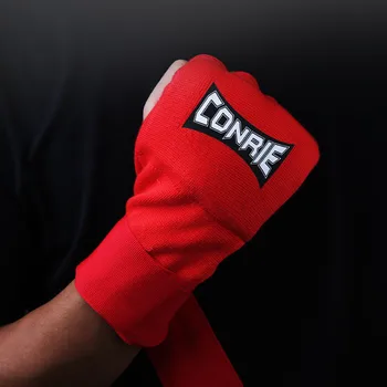 2 елемента Гел боксови ръкавици, Высокоэластичные Дишащи ръкавици за подготовката на ММА Муай Тай, предпазни средства за ръцете, лесно надеваемая, светът бокс превръзка