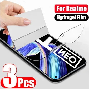 3 бр. за Realme GT Neo 5 3 2 2T 3T HD гидрогелевая фолио за защита на екрана за Realme GT2 Pro GT3 GT5 филм на Realme GT Master Edition