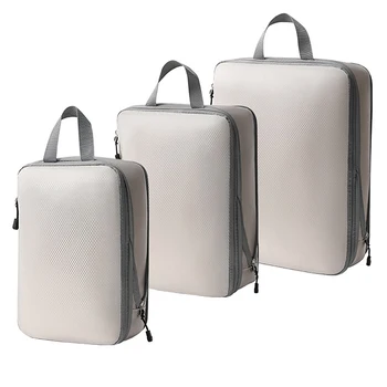 3 бр./компл. Пътна чанта за съхранение на Преносим органайзер, Водоустойчива чанта за сортиране на дрехи, Набор от чанти за съхранение