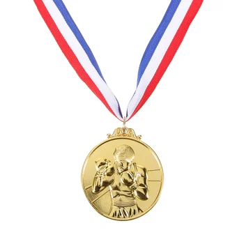 5шт Медалите с каишка Състезателни награди, Златни Медали за Състезания, Спортни медали Метални Премия за медалите