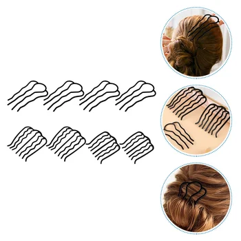 8 бр. Ретро-железни гребени за коса, износоустойчиви железни гребени за коса, гребени за ежедневна употреба