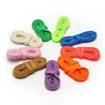 8 мм Полиэстеровые еднослоен Плосък разноцветни шнурове Спортни обувки, Ежедневни обувки