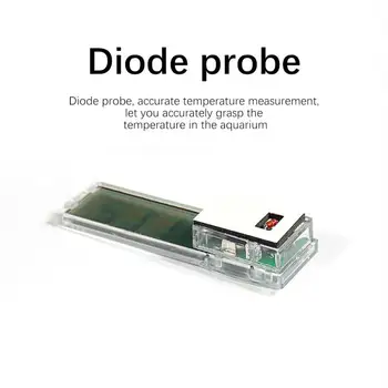 Аквариумный Термометър Електронен LCD Цифров Аквариум Аксесоари За измерване на температурата на Аквариум Измерване на температурата на аквариума