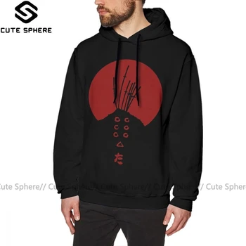 Акира Hoodie Seven Samurai Качулки Есента модерен Пуловер Hoody Дълъг Памучен сиво градинска облекло XXX Мъжки блузи