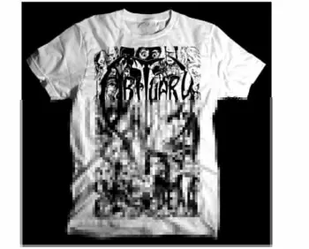 Бяла тениска дет метъл група от първоначалния състав на групата DEAD Причина за смъртта
