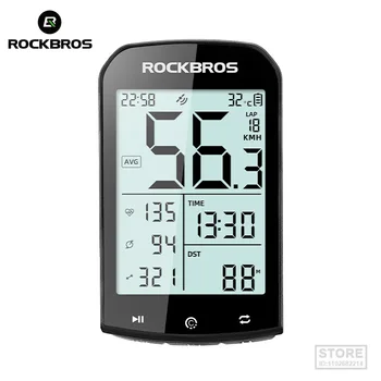 Велосипеден компютър ROCKBROS GPS 5.0 ANT Водоустойчив Bluetooth Безжична Велокомпьютер измерване на Скоростта на Велосипеди Хронометър Аксесоари