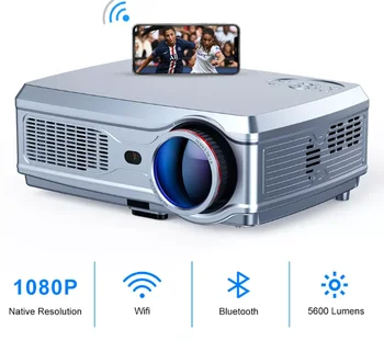 Висококачествен и ярък HD проектор projector SV-358 1080P portable mini LCD LED video projector