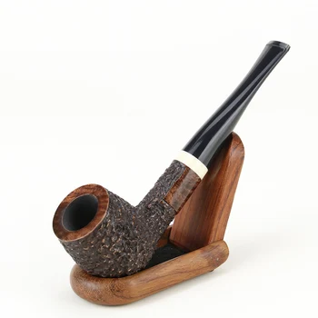Висококачествена пушачи тръба Birar, тютюневата тръба с филтър 9 mm, с надпис Randam, Директен подарък тръба-ръчно изработени от дърво, Бриар, подаръчен комплект