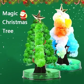 Вълшебна Коледна елха, Вълшебна отглеждане на книжен Сакура, Вълшебни Коледни елхи, Настолна череша, Интересни забавни играчки