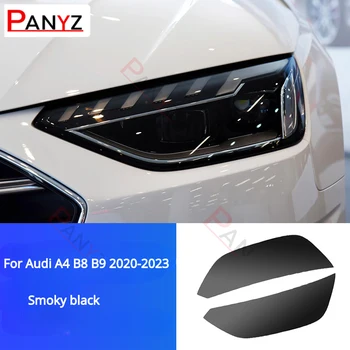 Външни Светлини на Автомобила Със Защита От Надраскване Пренасяне на Винил Фолио Ремонт на Фаровете TPU Стикер За Audi A4 B8 B9 2020-2023 TPU