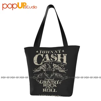 Джони Arts Cash Кънтри Рок-н-рол, модни чанти, чанта за обяд, пазарска чанта, екологично