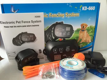 Електронна система за огради за кучета KD 660 перезаряжаемым приемника, вградена система за скрит огради, нашийник за дресура на кучета