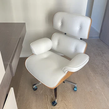 Ергономичен Модерен Работен стол Кресло за ръководители, с възможност за сгъване на облегалката на мобилния Офис Стол Дизайнерски Стол Cadeira De Escritorio Salon Furniture DWH