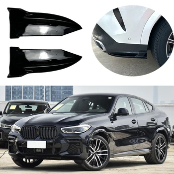 За BMW X6 G06 M Спортен Автомобил Задна Броня За Устни Дифузор Сплитер, заден Спойлер Драскотина ABS Стикер Черен Гланц Аксесоари 2020-2022