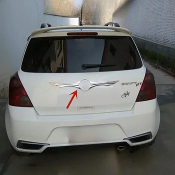 За Suzuki Swift 2005-2016 ABS Хромирани панел за декорация на задната врата, панел за декорация на вратата на багажника, защита на автомобилни аксесоари, за подреждане