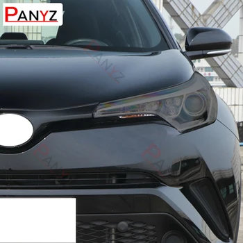 Защитно фолио за автомобилни фарове Възстановяване на фарове Прозрачна черна стикер TPU за Toyota CHR 2018-2020 AX10