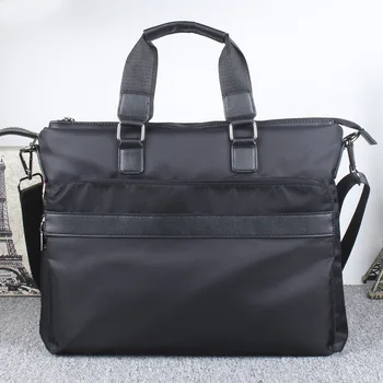 Мъжки преносим портфейл, ежедневна чанта през рамо, бизнес диагонално чанта през рамо от плат Оксфорд, платно раница