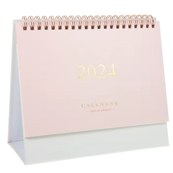 Настолен Календар 2023-2024 Постоянен Обърнат Месечен Настолен Календар С юли 2023 До декември 2024 Учебната Година Постоянен Настолен Календар