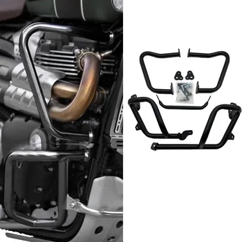 Нова мотоциклетът горна Долна защита на двигателя от удара за Triumph Scrambler 1200XC / XE 2019-2020