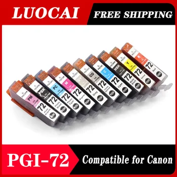 НОВА, Съвместима с PGI72 мастилницата PGI72 PGI-72 Premium Color Съвместим Мастило Касета за принтер Canon PIXMA Pro-10 PRO-10S