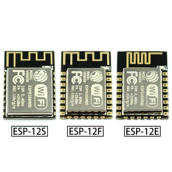 Новата версия на ESP-07 ESP-12E ESP-12F, ESP-12S (замени ESP-12) ESP8266 дистанционно сериен порт безжичен модул WIFI интелигентен корпус