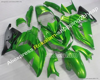 Обтекатели по каросерията за Kawasaki ZX-14R 2012 2013 2014 2015 ZX14R ZX-14R ZZ-R1400 12-15 Зелена комплект обтекателей (шприцоване)