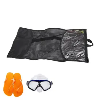 Окото Чанта За Гмуркане Mesh Aquatic Snorkel Спортна Чанта За Плуване 22.83x11.81in Универсална Чанта За Съхранение на Спортен Тръби В салона