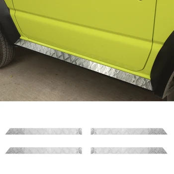 Отрежете стил странични прагове за купето на автомобила за Suzuki Jimny 2019 + Аксесоари за автомобилни корнизи от неръждаема стомана