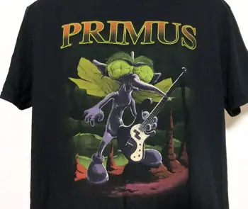 Реколта мъжка тениска с албум на Primus Band, черна, унисекс, всички размери от S до 4XL FF976