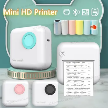 Ръчен преносим Мини принтер Фототермоклеевых етикети за етикети Без мастило impresora Android и IOS и Bluetooth Принтери