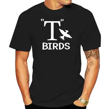 Тениска T-Birds Карнавалните костюми Мазнините John Travolta нестандартен Коледен подарък женски мъжки