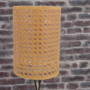 Тъкани лампа Окачен лампа за полилеи от ратан за хотела фермерска къща (E27 / E14)