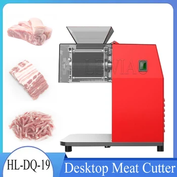 Търговска Машина за Нарязване на месо 2 мм до 20 мм Настолна Машина За Нарязване на Месо От Неръждаема Стомана HL-DQ-90
