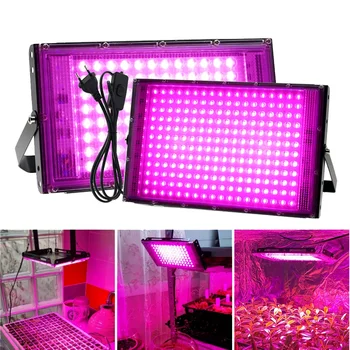Фитолампа за отглеждане на растения с led подсветка пълен набор от 300 W, система за хидропонно отглеждане, осветление за отглеждане на семена на цветя в оранжерията