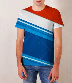 Цветна Графика на Мъжки тениски с 3D Пълна печат, Мъжки Дрехи, Лятна Ежедневни Тениска Оверсайз С Къс Ръкав, Модни Блузи 26