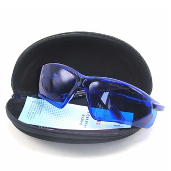 Червени Лазерни Защитни Очила ЕП-11-7 Лазерни Защитни Очила 190nm-400nm & 580nm-760nm от 650 nm За Защита на очите OD4 + с кутия