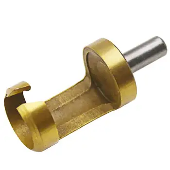 Четырехсекционный ръкавен тип с титанов щанга с покритие дървена капачка бормашина златна кръгла дървена капачка бормашина 8 мм дървообработващи инструменти за отваряне на дупки хардуер инструмент